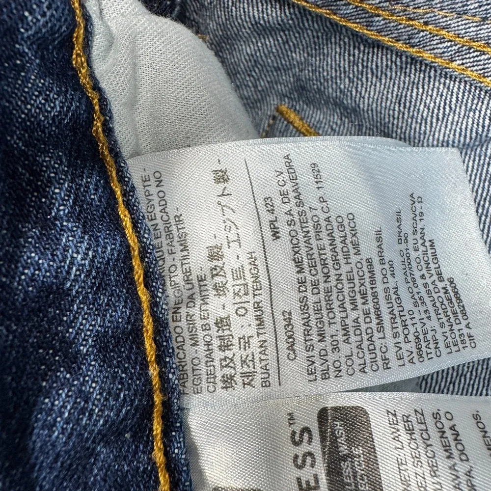Levi's 501 Jeans‎ Dark Wash Straight Leg Denim Casual Men's Size 40x30